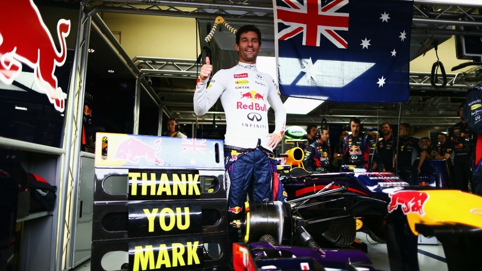 Webber, con Red Bull.