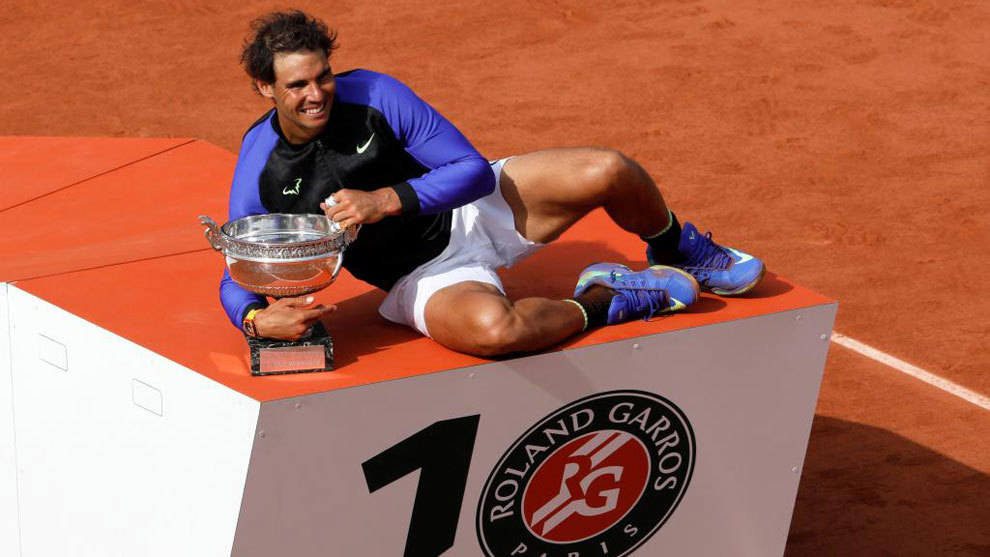 Rafa Nadal, tras conquistar su décimo Roland Garros