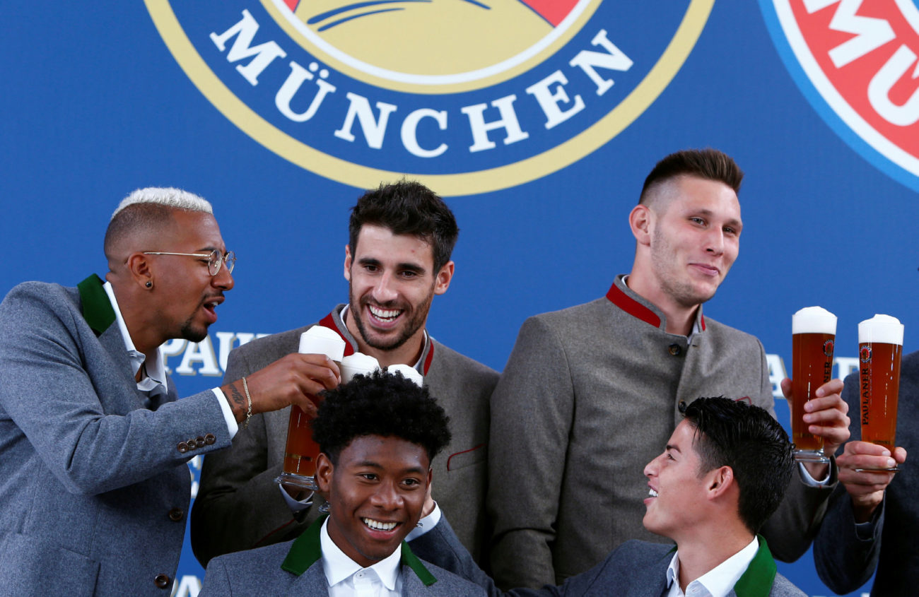 Boateng, Javi Martinez, Alaba, Suele and James