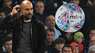 Pep rails against 'unacceptable' Carabao Cup match ball