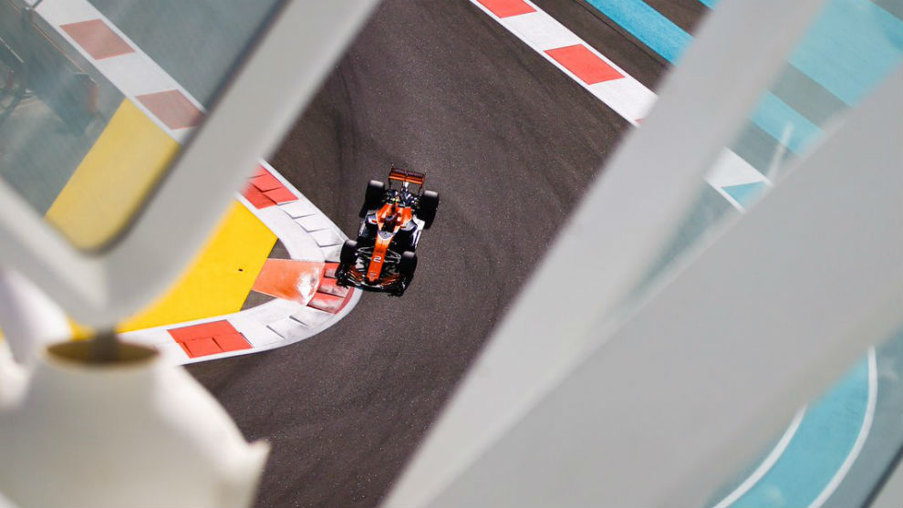 Vettel leads Hamilton in first practice