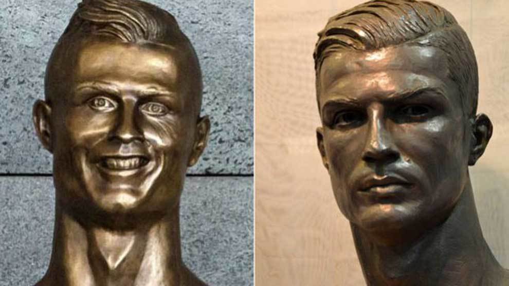 El busto de Cristiano de Emanuel Santos comparado con el de José...