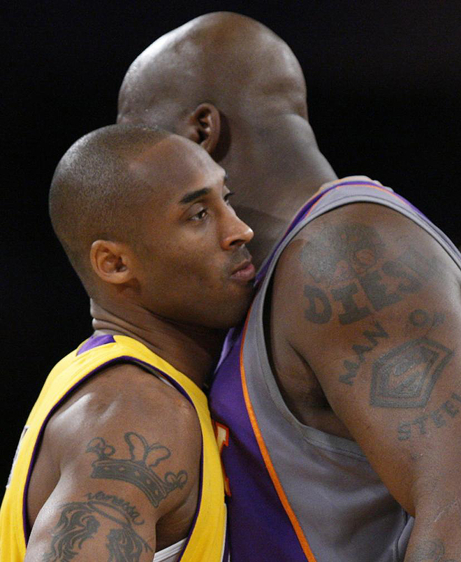 Kobe Bryant y Shaquille ONeal