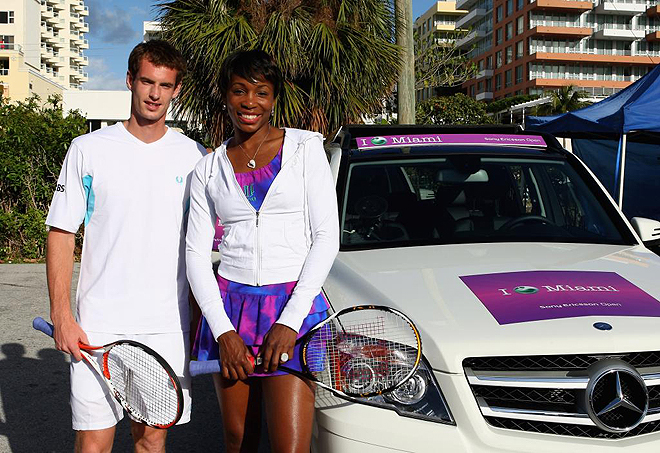 Venus Williams y Andy Murray
