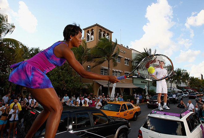 Venus Williams y Andy Murray