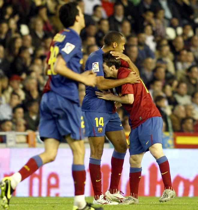 Henry y Messi