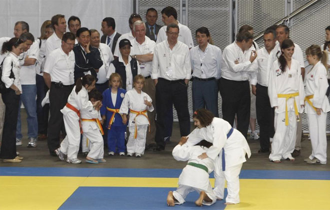 Exhibicin de judo ante el COI