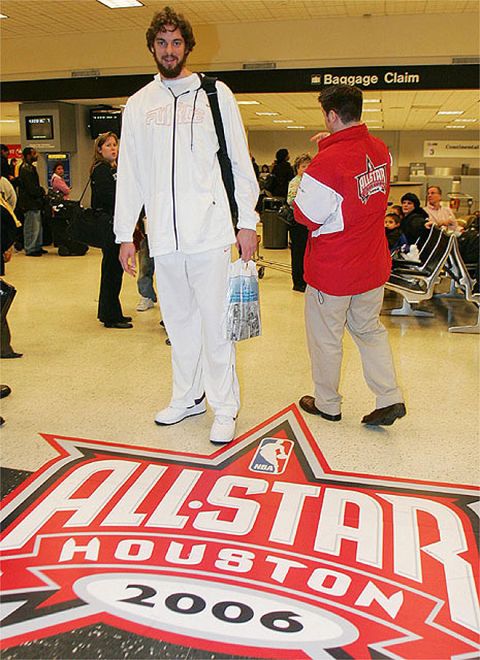 En 2006 Pau Gasol particip en su primer Partido de las Estrellas. Houston fue una especie de bautismo de fuego para el espaol.