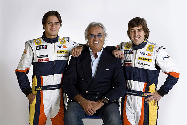Piquet, Briatore y Alonso
