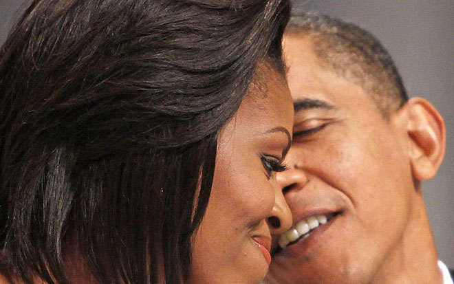 Barack Obama y su esposa Michelle