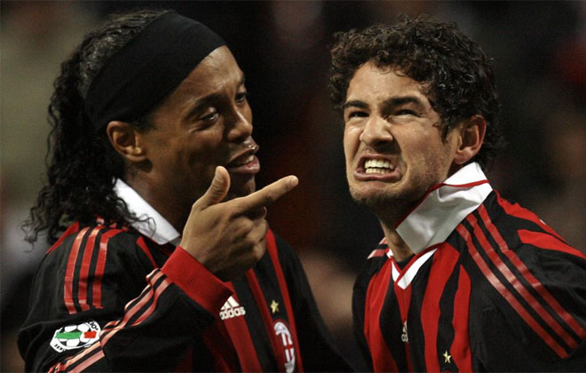 Ronaldinho y Pato