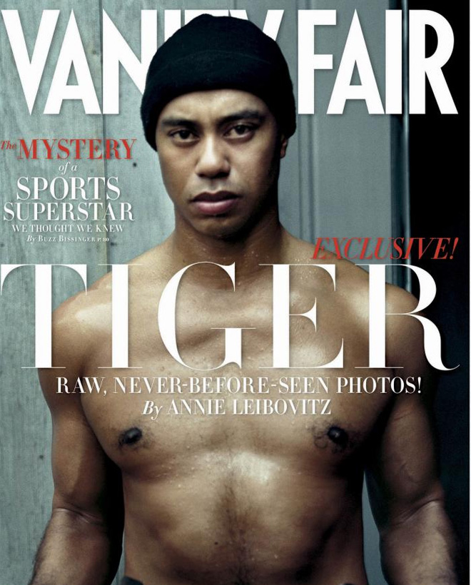 Tiger en la portada de Vanity Fair