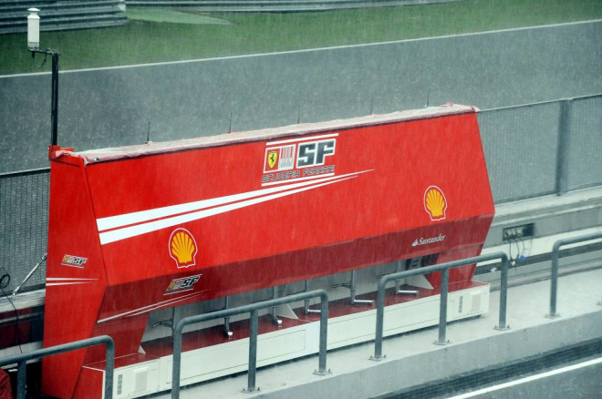 El muro de Ferrari en Sepang