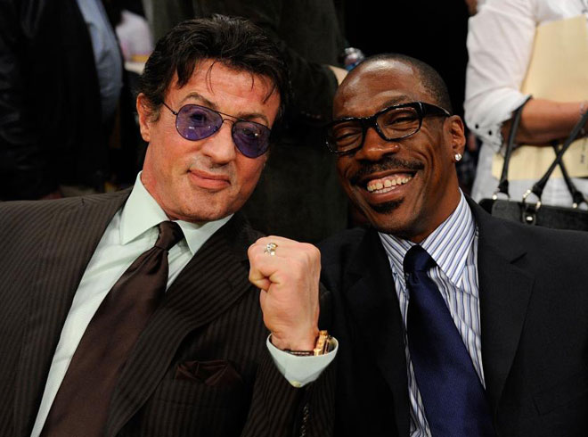 Sylvester Stallone y Eddie Murphy