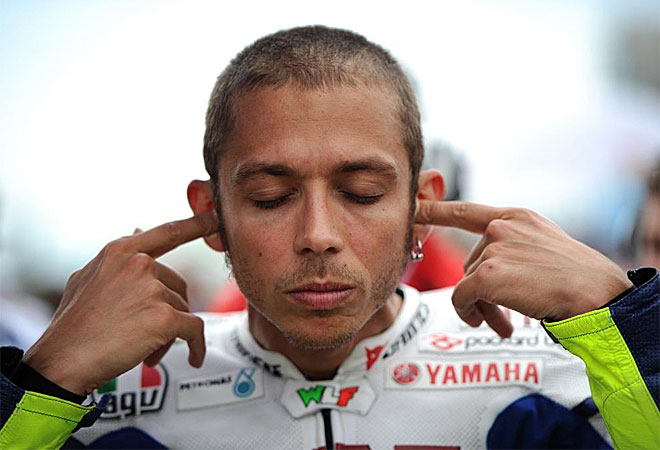 Valentino Rossi volva despus de su grave lesin, y repiti las mismas rutinas de siempre. Un genio.