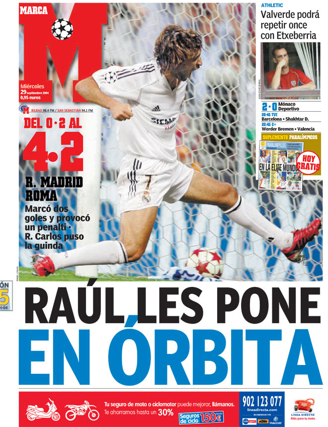Ral pone en rbita al Real Madrid y lanza al equipo de su vida en la Liga de Campeones.