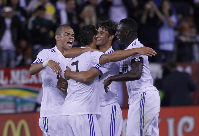 El Real Madrid tuvo que remontar para llevarse la victoria ante el Amrica.