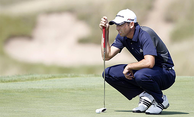 Sergio Garca dijo prcticamente adis a sus opciones de ganar el PGA, otro 'major', en una jornada en la que finaliz con seis golpes por encima del par.
