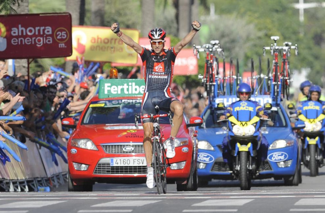 Imanol Erviti logr su segunda victoria en una Vuelta a Espaa y la segunda del Caisse D'Epargne en esta edicin despus de la conseguida por David Lpez.