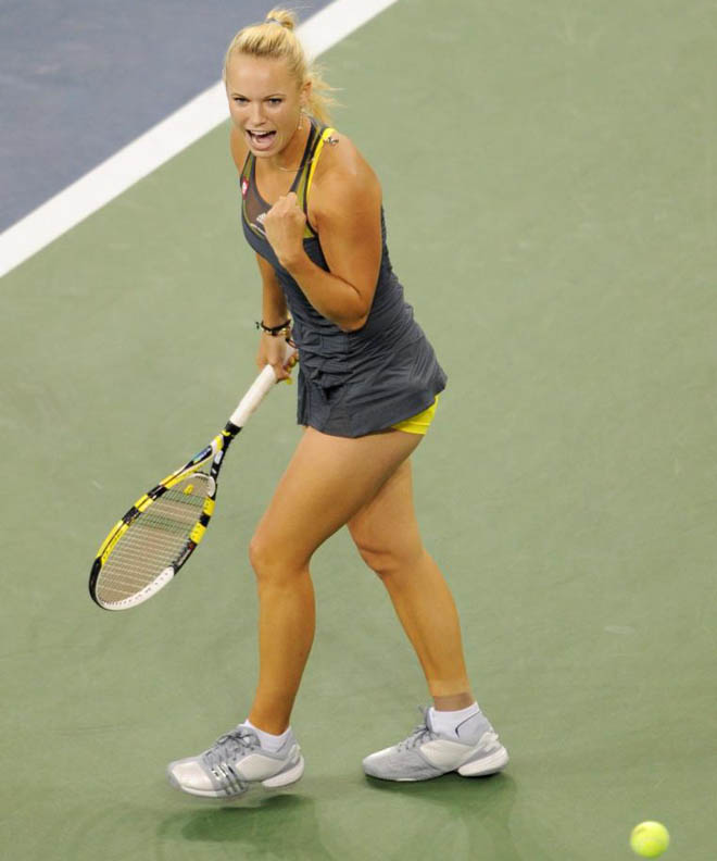 La tenista danesa Caroline Wozniacki est siendo la revelacin de este ao. Esta bella tenista est causando furor en las pistas del US Open. En la actualidad es segunda en la clasificacin mundial de la WTA por detrs de la estadounidense Serena Williams.