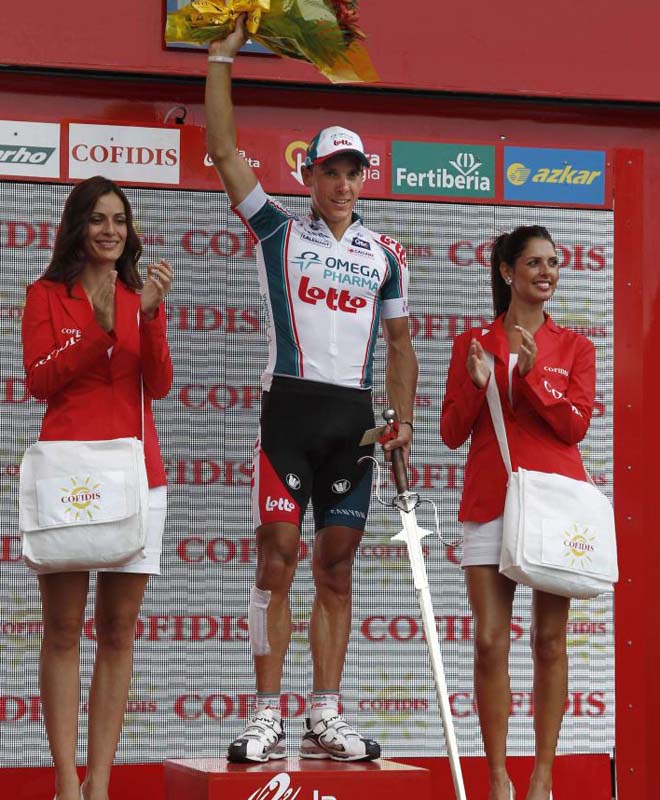 Con la victoria en Toledo, Gilbert ha completado una Vuelta fantstica con dos victorias de etapa y varios das con el maillot rojo a sus espaldas.