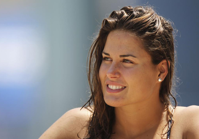 Zsuzsanna Jakabos, de Hungra, despus de su participacin en la semifinal de los 100 metros mariposa en los campeonatos de Rio de Janeiro.