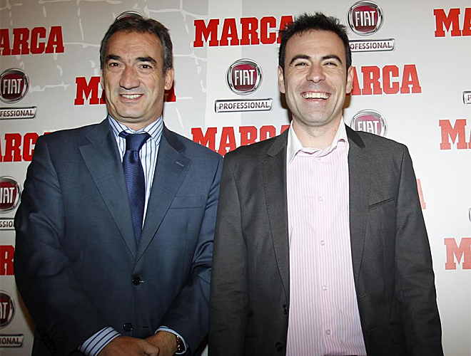 Felipe del Campo, presidente de MARCA TV, y Javier Lozano, presidente de la Liga MARCA de ftbol sala fueron otras de las personalidades que acudieron al acto