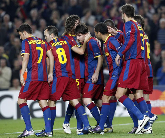 El Barcelona lo hizo todo bien y se adelant en el 18' gracias a Leo. Los daneses llegaban lderes de grupo al Camp Nou.