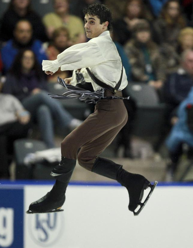 El espaol compite estos das en el campeonato de patinaje artstico del 'Skate Canada International'.