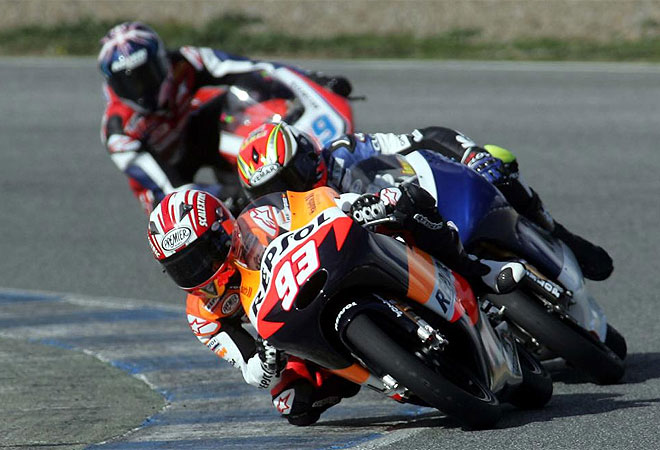 Marc Mrquez debut en el Mundial de motociclismo en 2008 a lomos de una KTM con apenas 15 aos.