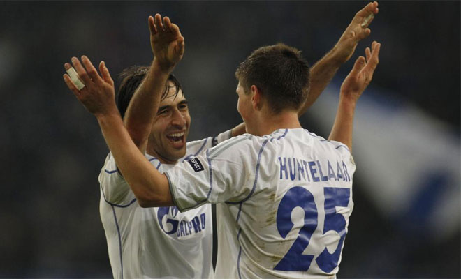 El '7' del Schalke particip activamente en la victoria del Schalke sobre el Lyon. Se quit una espinita que los galos le dejaron clavada el ao pasado con el Real Madrid.