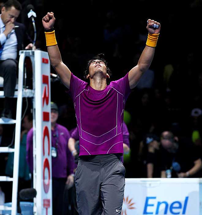 Rafa Nadal ha conseguido vencer a Murray en las semifinales del Torneo de Londres y ya est esperando rival para la final.