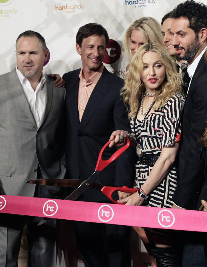 La cantante Madonna fue la madrina en la inauguracin de un gimnasio en Ciudad de Mxico.