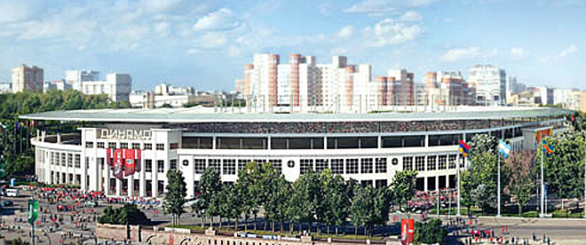 El estadio del Dinamo de Mosc, construdo en 1920, ser reformado totalmente para la cita.