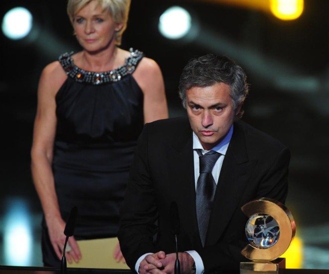La FIFA confirm lo que adelant MARCA: Jos Mourinho se llev el premio a mejor entrenador de 2010 por delante de Del Bosque y Guardiola.