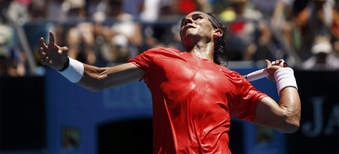Rafael Nadal se clasific para la tercera ronda del Open de Australia despus de una cmoda victoria sobre Ryan Sweeting en tres mangas.