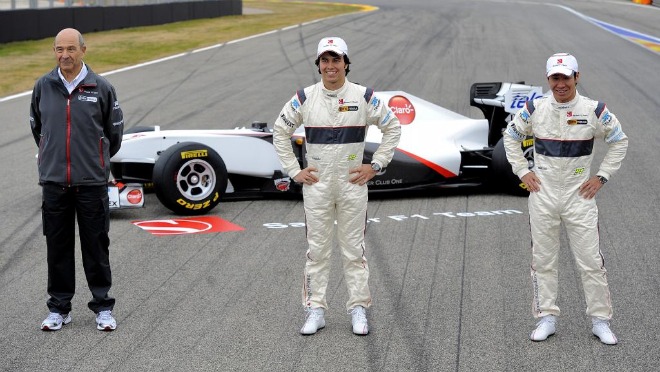 Sauber present en Cheste su vehculo para la nueva temporada de la mxima categora del automovilismo mundial, en la que la escudera suiza repite con Kobayashi e incorpora como novedad a Sergio Prez.