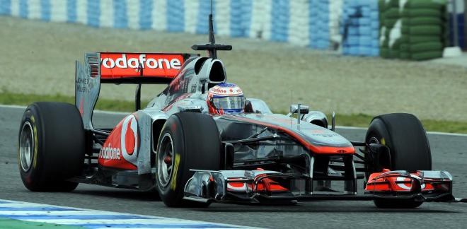 Las flechas plaeadas no han tenido unos buenos tests en Jerez. Hamilton apenas pudo rodar el sbado y Button no fue capaz de aprovechar hasta la recta final del domingo para sacar partido al MP$-26.
