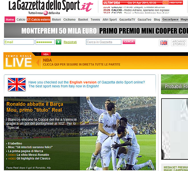 En "La Gazzetta dello Sport" destacan el triunfo del tcnico portugus y la capacidad de resolucin de Cristiano Ronaldo, el jugador ms decisivo de la final
