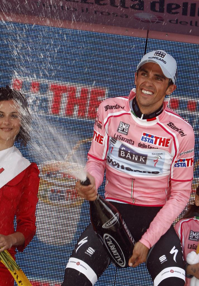 Alberto Contador ya es el lder del Giro de Italia tras la novena etapa. Podr arrebatarselo alguien de aqu al final?