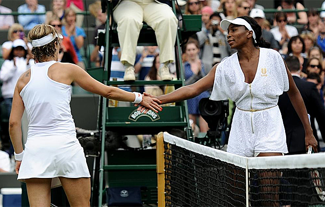 Mar�a Jos� Mart�nez se despidi� de Wimbledon tras caer derrotada ante Venus WIlliams.