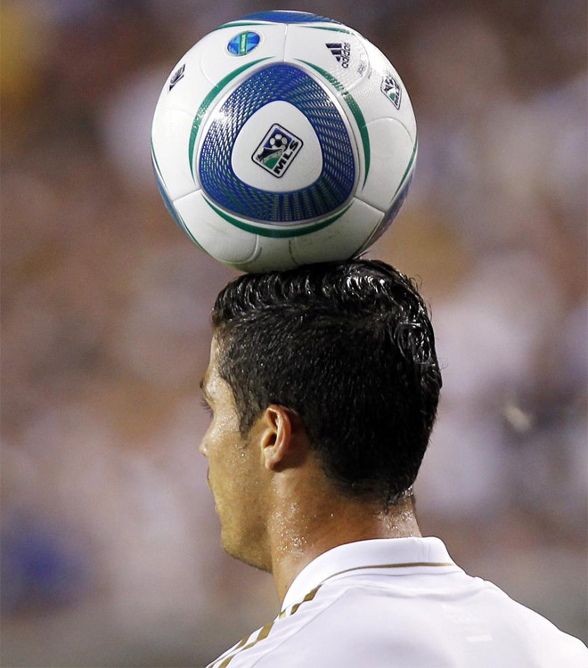 Cristiano Ronaldo fue una de las atracciones del partido en Filadelfia.