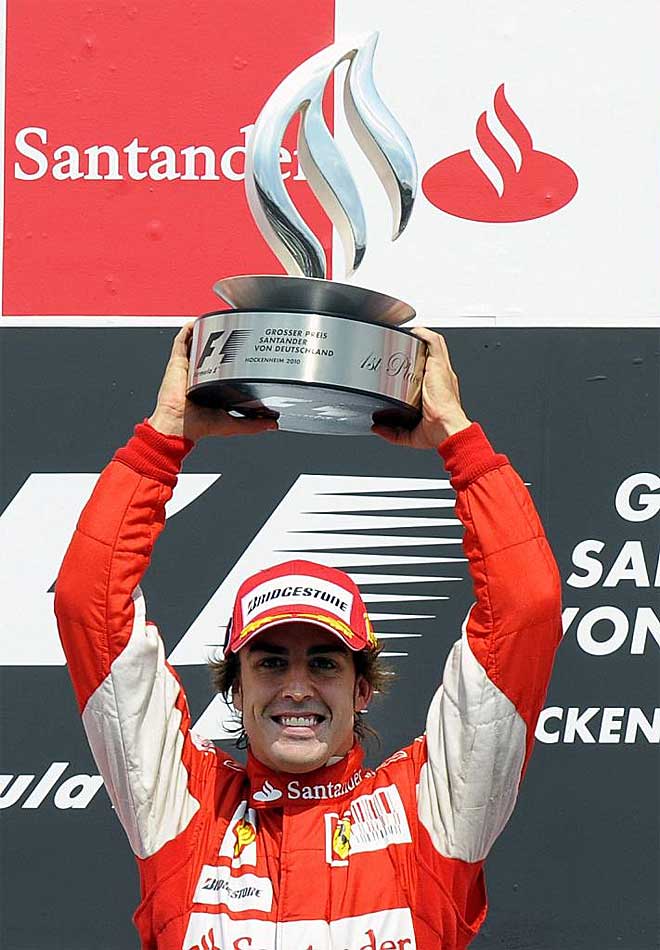 4 podios: 2004 (3), 2005 (1), 2010 (en la imagen, 1) y 2011 (2).