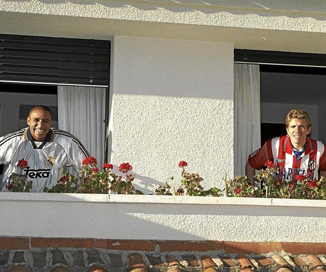 Roberto Carlos y Juninho eran ntimos amigos y, adems, vivan al lado.