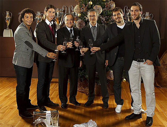 Florentino, Mourinho y los cuatro capitanes quieren dar otro paso ms en el ao 2012, que esperan que sea exitoso.