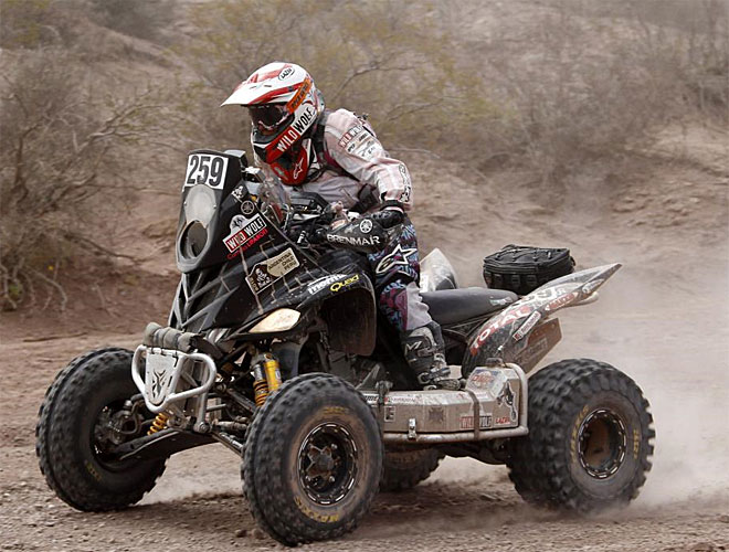Adems de los coches y las motos, los quad tambin se ponen a prueba en este Dakar