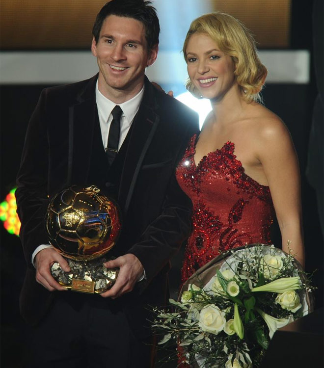 Messi hasta pos con Shakira con su nueva conquista, otro Baln de Oro.