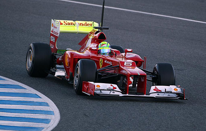 El brasileo lucir esta temporada el nmero '6' en su Ferrari.