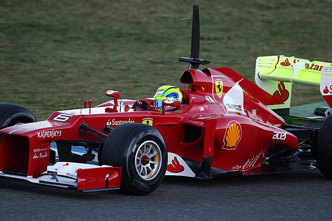 En la imagen se aprecian todas las novedades que presenta el F2012.