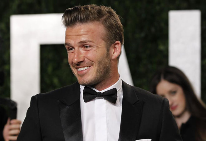 David Beckham acudi a la fiesta que celebr en la noche del domingo la publicacin Vanity Fair con motivo de los Oscar.